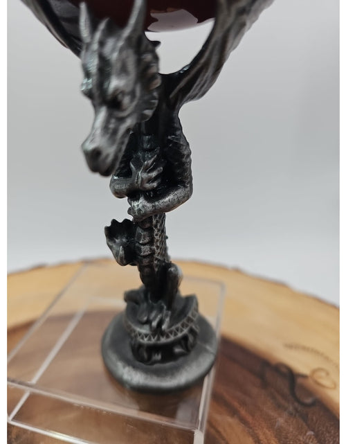 Load image into Gallery viewer, 1.3lb 75mm Carnelian Quartz W/Dragon Stand
