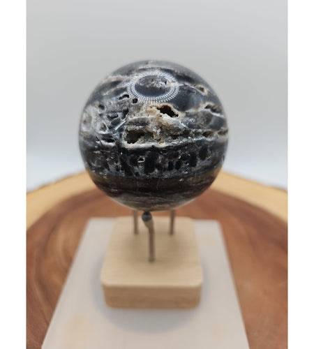 Ocean Jasper Sphere 63mm w/stand