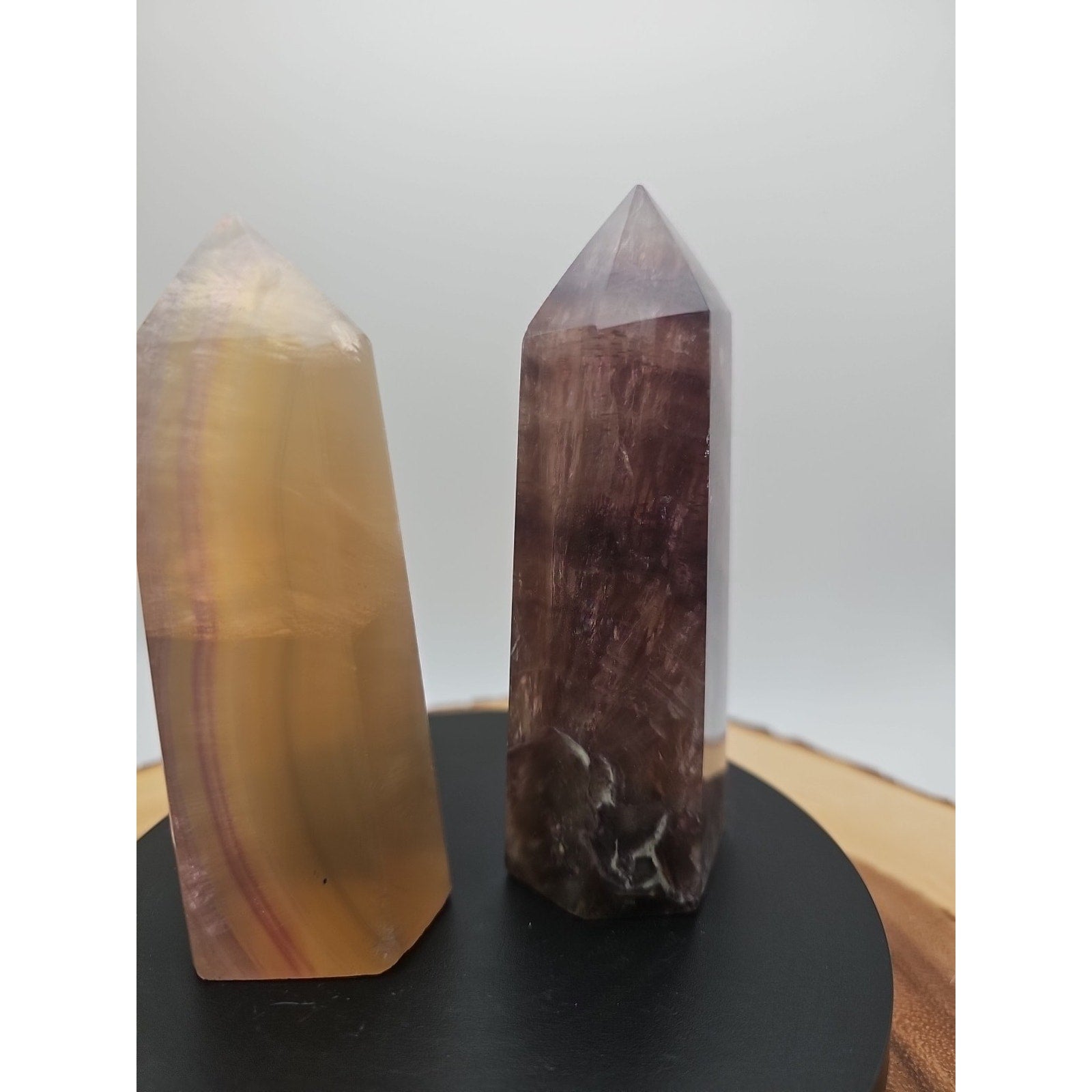Fluorite crystals Set Of 2 1.69lbs