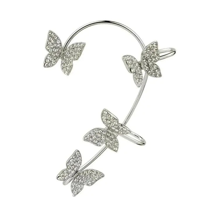 Light Luxury Butterfly Ear Hanging Super Immortal