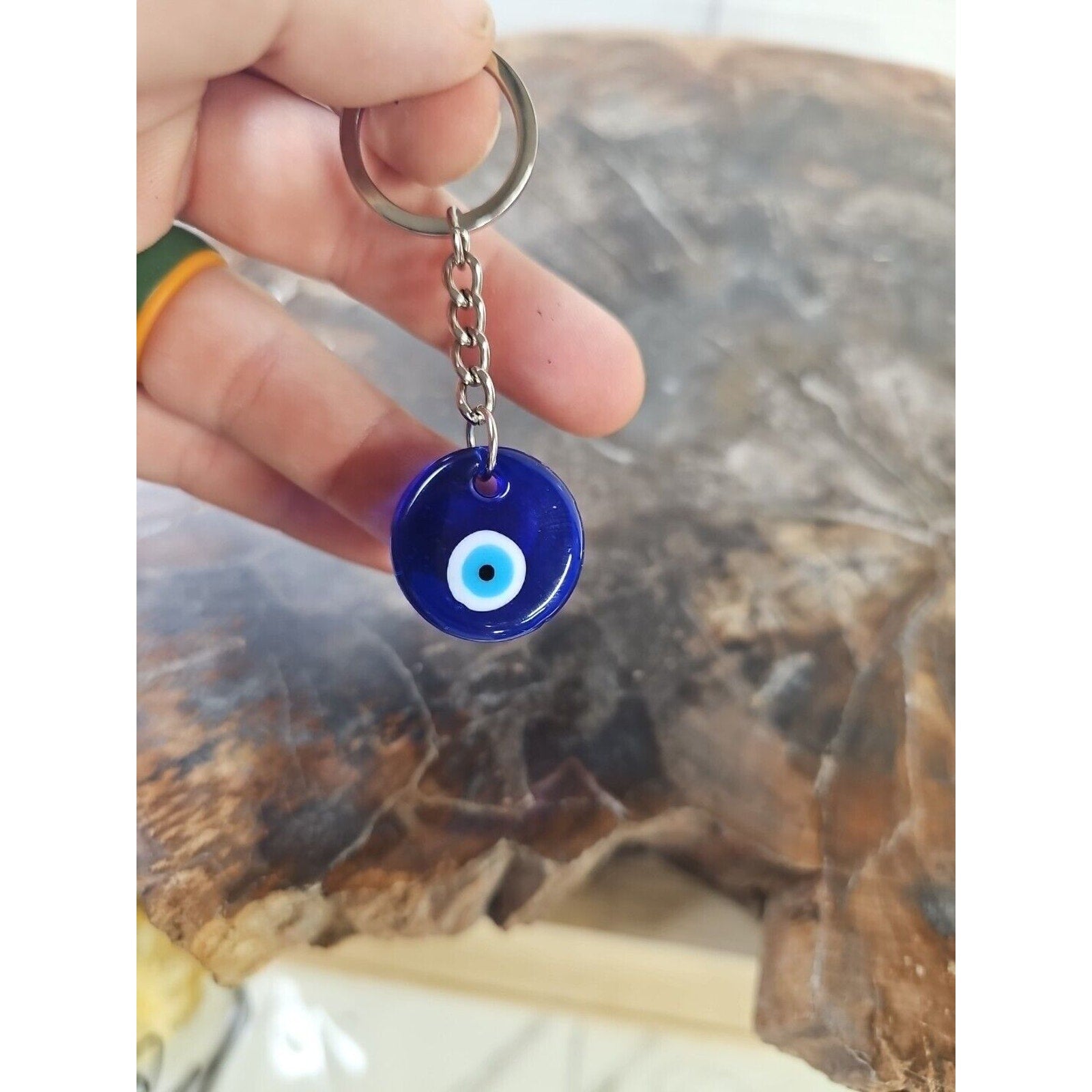 EVIL EYE KEYCHAIN/ Protection/ Fortune/ Good Luck