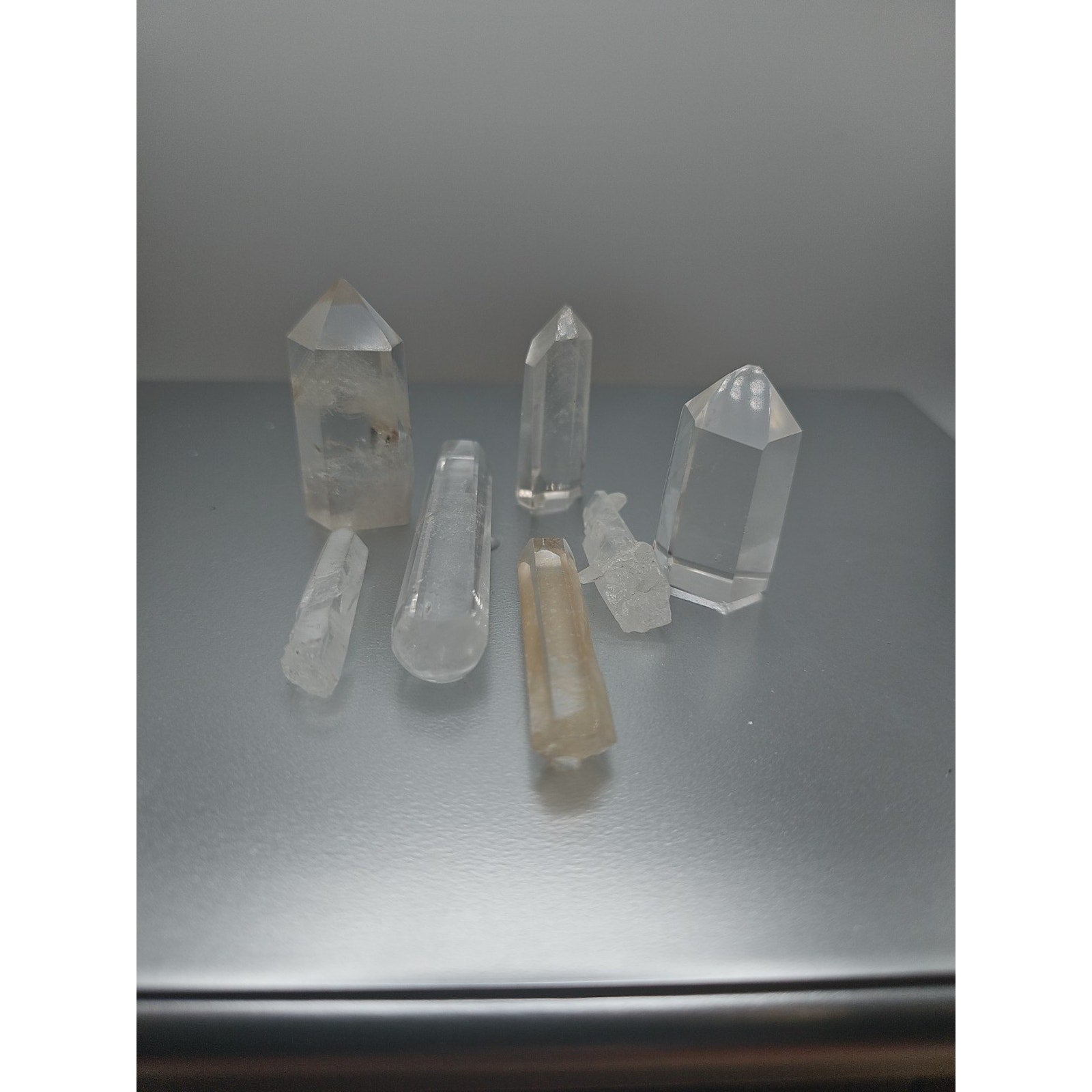 White Quartz Crystals 7pcs