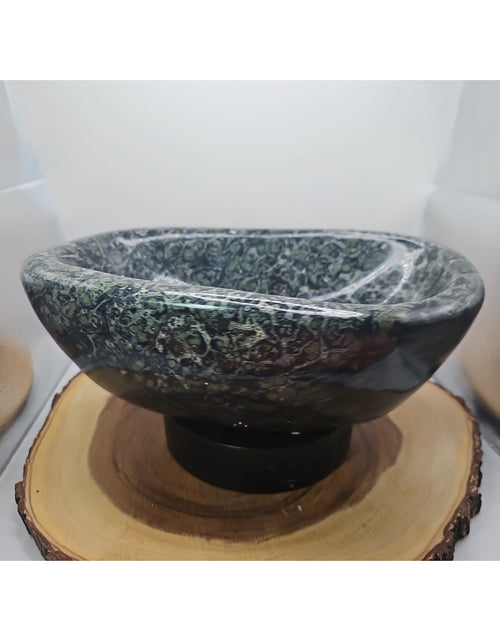 Load image into Gallery viewer, 14LB Natural Kambaba Jasper Quartz Crystal  Bowl
