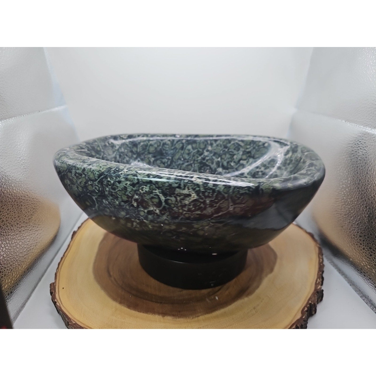 14LB Natural Kambaba Jasper Quartz Crystal  Bowl
