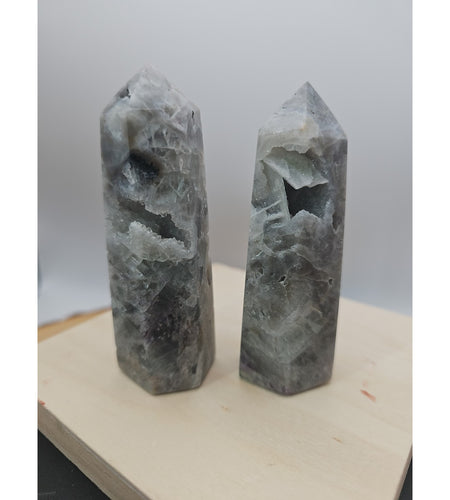 Fluorite Crystal Towers 1 Pair .56lb