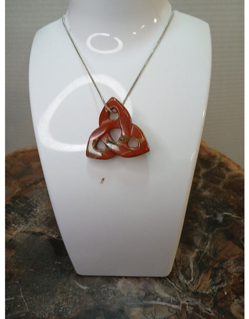 Load image into Gallery viewer, Ocean Jasper Agate Necklace W/925 Silver Chain
