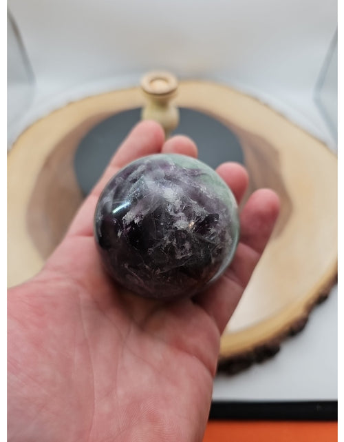 Load image into Gallery viewer, Fluorite Speare .71lbs W/Stand
