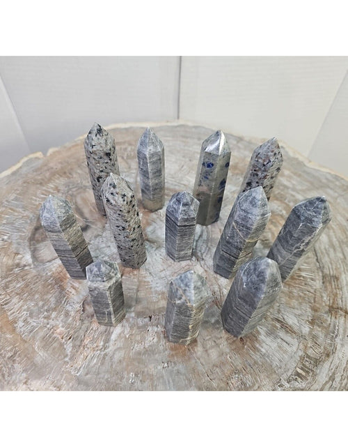 Load image into Gallery viewer, 2.41LB 12Pcs A Set Of Natural Quartz Crystal Jasper Point Tower Polished Healing
