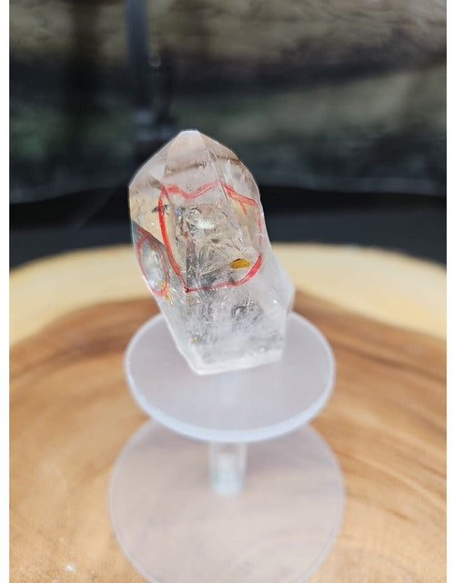Load image into Gallery viewer, Quartz Crystal cluster Natural W/trapped Water 2 Spots 53gr
