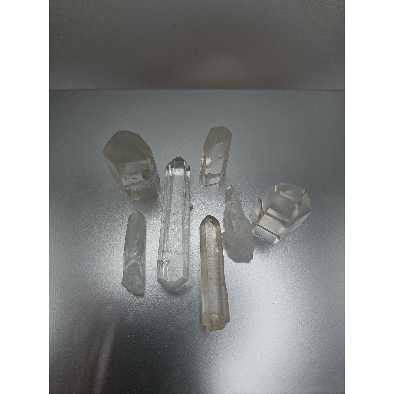 White Quartz Crystals 7pcs