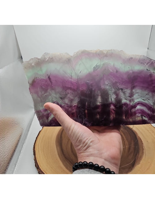 Load image into Gallery viewer, 5.7LB Natural color fluorite section quartz crystalsheetlarge mineralgemstone-
