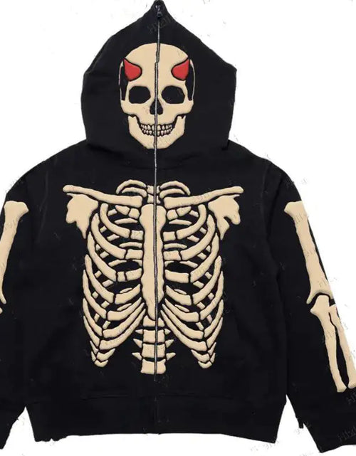 Load image into Gallery viewer, Gothic Printed Loose Hoodie
