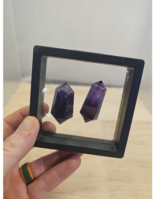 Load image into Gallery viewer, Natural Purple Amethyst Quartz Crystal Point Wand Healing Stone 4-5cm
