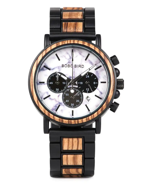 Load image into Gallery viewer, BOBO BIRD Wooden Men&#39;s Watch
