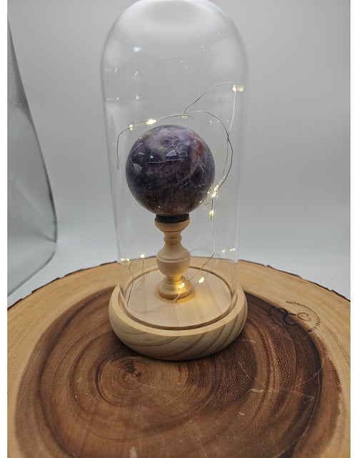 Load image into Gallery viewer, Amethyst Sphere With Case 60mm
