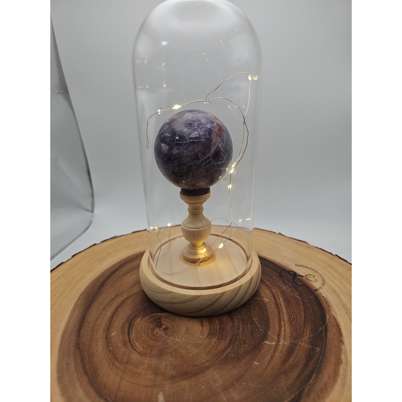 Amethyst Sphere With Case 60mm