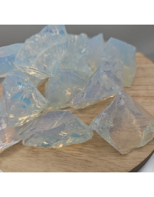 Load image into Gallery viewer, Opalite crystal Chucks 5pcs 4oz Avg
