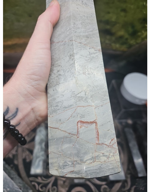 Load image into Gallery viewer, 6.66lbs 12in Tall Ocean Jasper Crystal Point
