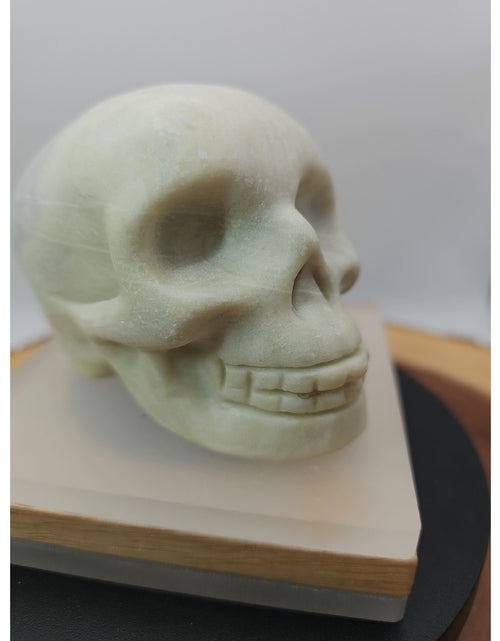Load image into Gallery viewer, 1.14lb Natural Jasper Calcite Skulls Crystal Carving Mixed Stones Healing

