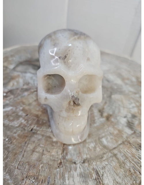 Load image into Gallery viewer, 2.2LB Natural Amethyst Hand carved Skull Quartz Crystal Spiritual Jewel
