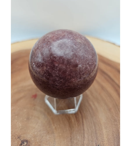 Strawberry Quartz Crystal Sphere 260g 55mm