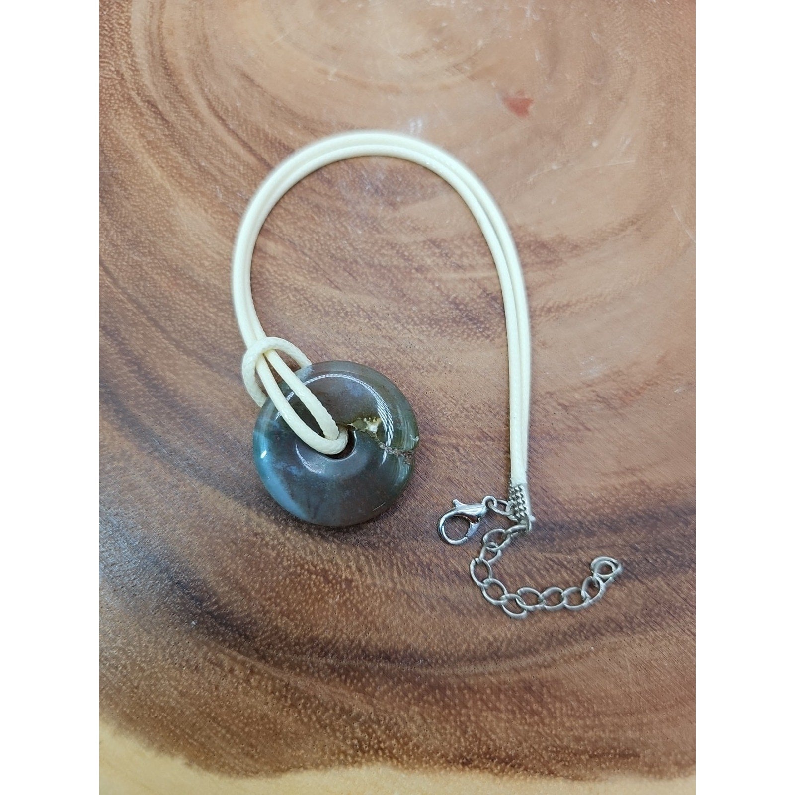 Lucky Pendant 16in Cord Necklace