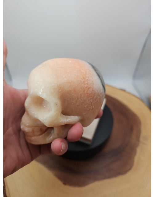 Load image into Gallery viewer, 1.56 Natural sunstone Skull Crystal Carving Mixed Stones Healing
