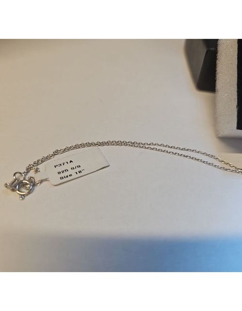 Load image into Gallery viewer, Amethyst Heart Necklace With 18in Sterling Silver Chain
