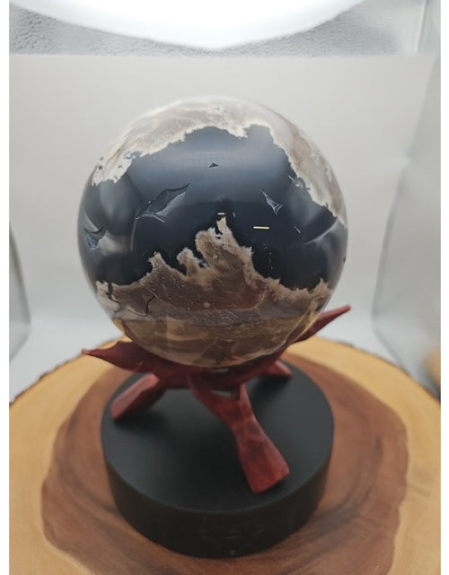 Load image into Gallery viewer, 5.83lb Natural Volcanic agate Quartz Magic Crystal Healing Ball Sphere Healing

