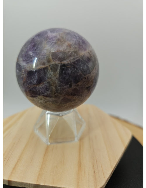Load image into Gallery viewer, Chevron Amethyst Sphere 250g 56mm
