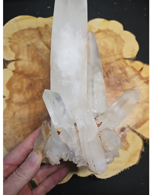 Load image into Gallery viewer, 4.4LB Large Natural White Clear Quartz Crystal Cluster Rough Healing Specimen
