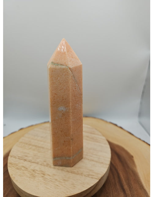 Load image into Gallery viewer, Sunstone Tower 427grams 6in Tall
