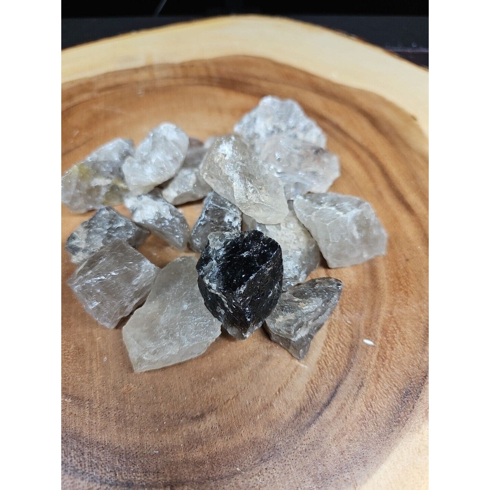 Smoky Quartz Crystal .75lbs 18pcs