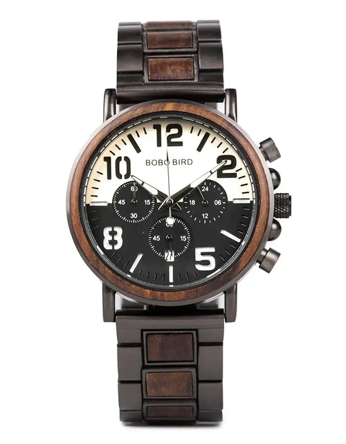 Load image into Gallery viewer, BOBO BIRD Wooden Men&#39;s Watch
