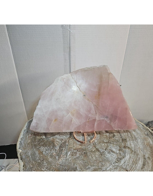 Load image into Gallery viewer, 5.72LB Natural Rose Quartz Crystal Pink Crystal Stone slices Healing
