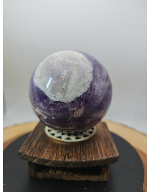 Load image into Gallery viewer, 1.27LB Natural Dream Amethyst Quartz Crystal Sphere Ball Healing
