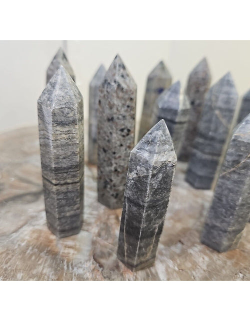 Load image into Gallery viewer, 2.41LB 12Pcs A Set Of Natural Quartz Crystal Jasper Point Tower Polished Healing
