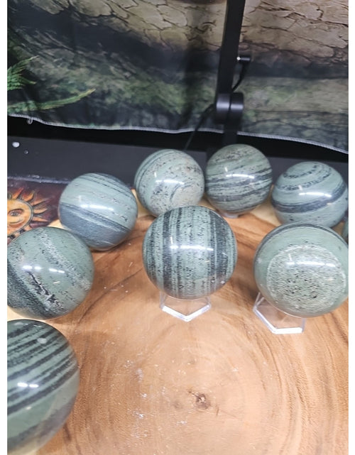 Load image into Gallery viewer, 1Pc Natural Medicine King Stone Jasper Crystal Sphere 60mm
