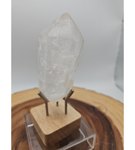 Quartz Crystal Point .49lb With Stand