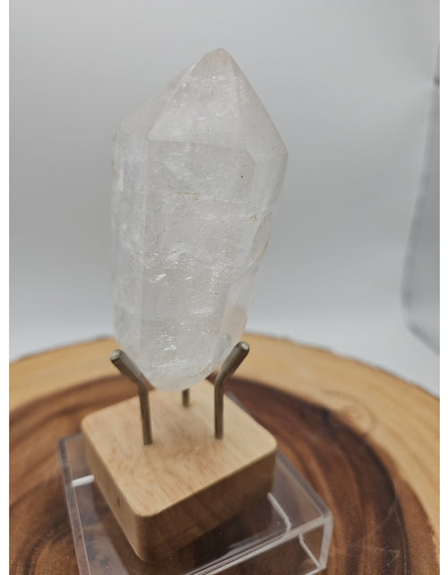 Load image into Gallery viewer, Quartz Crystal Point .49lb With Stand
