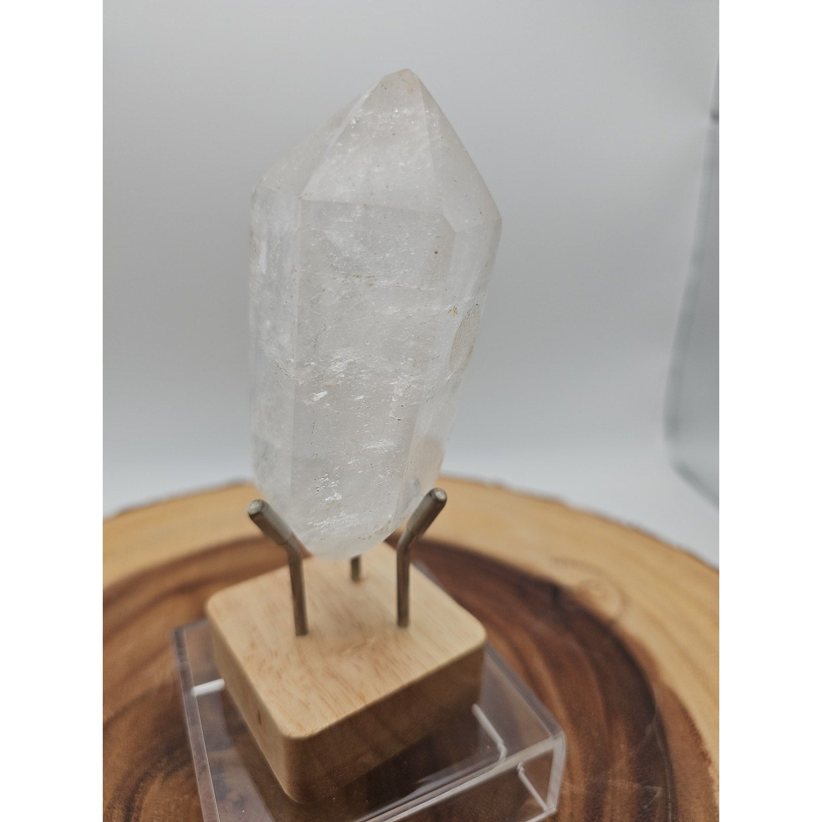 Quartz Crystal Point .49lb With Stand
