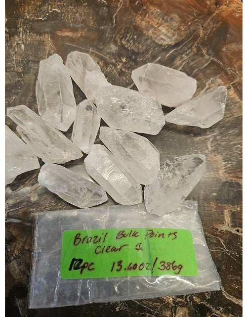 Load image into Gallery viewer, 13.7oz Quartz Crystal Points From Brazil
