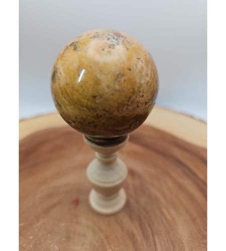 Ocean Jasper Sphere W/Stand 187g