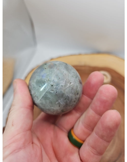 Load image into Gallery viewer, Labradorite Sphere 223g W/stand
