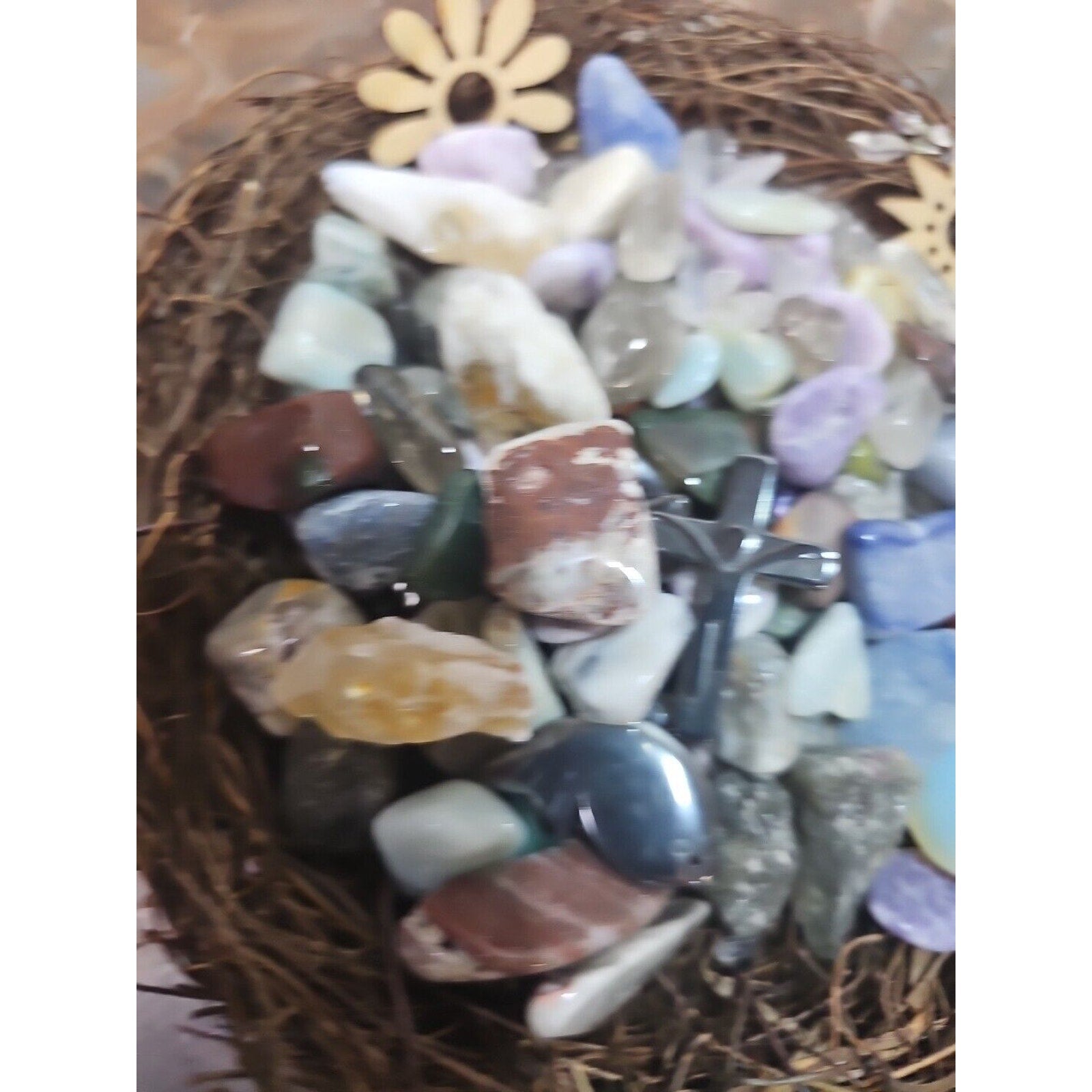 Tumbled Stones In Birds Nest 400g