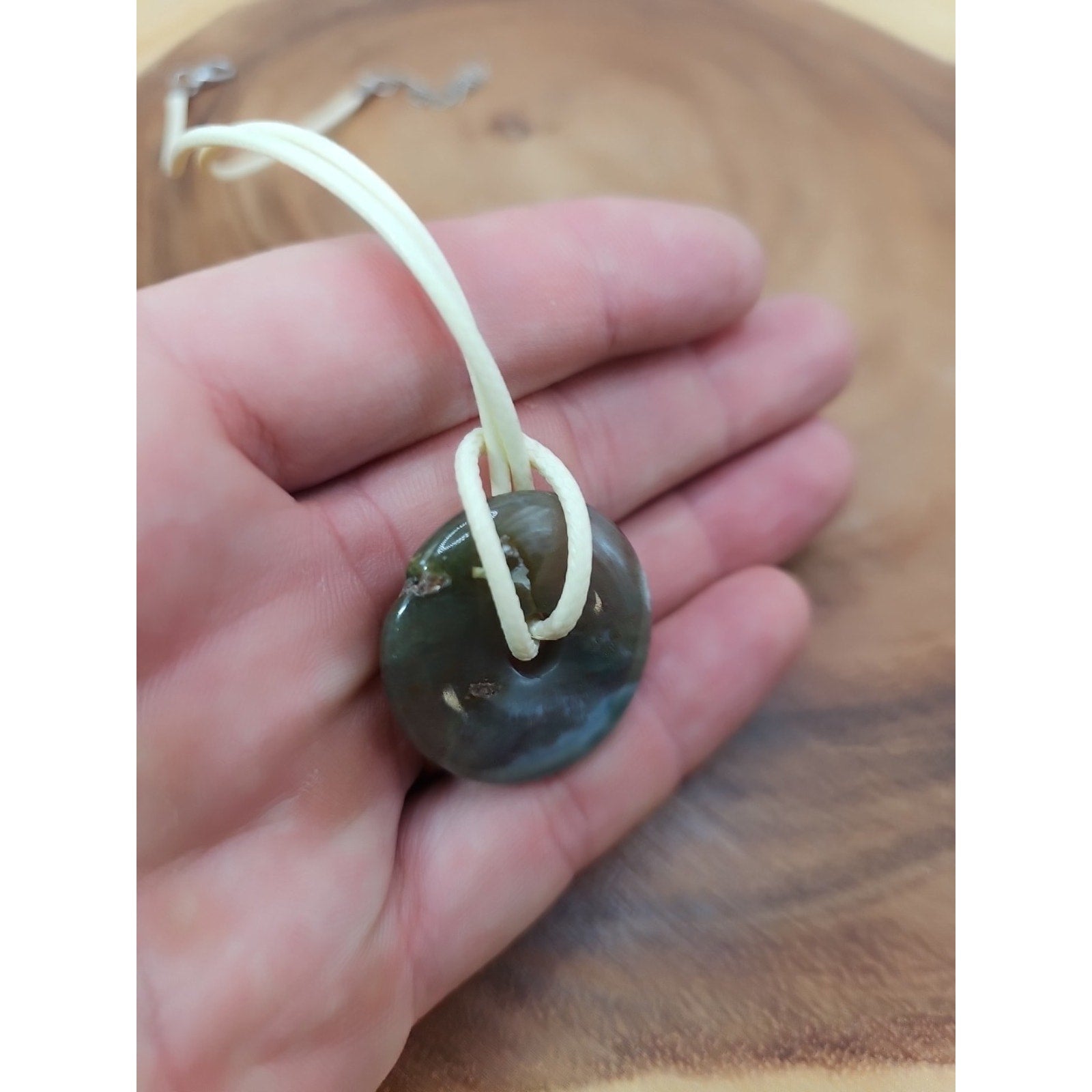 Lucky Pendant 16in Cord Necklace