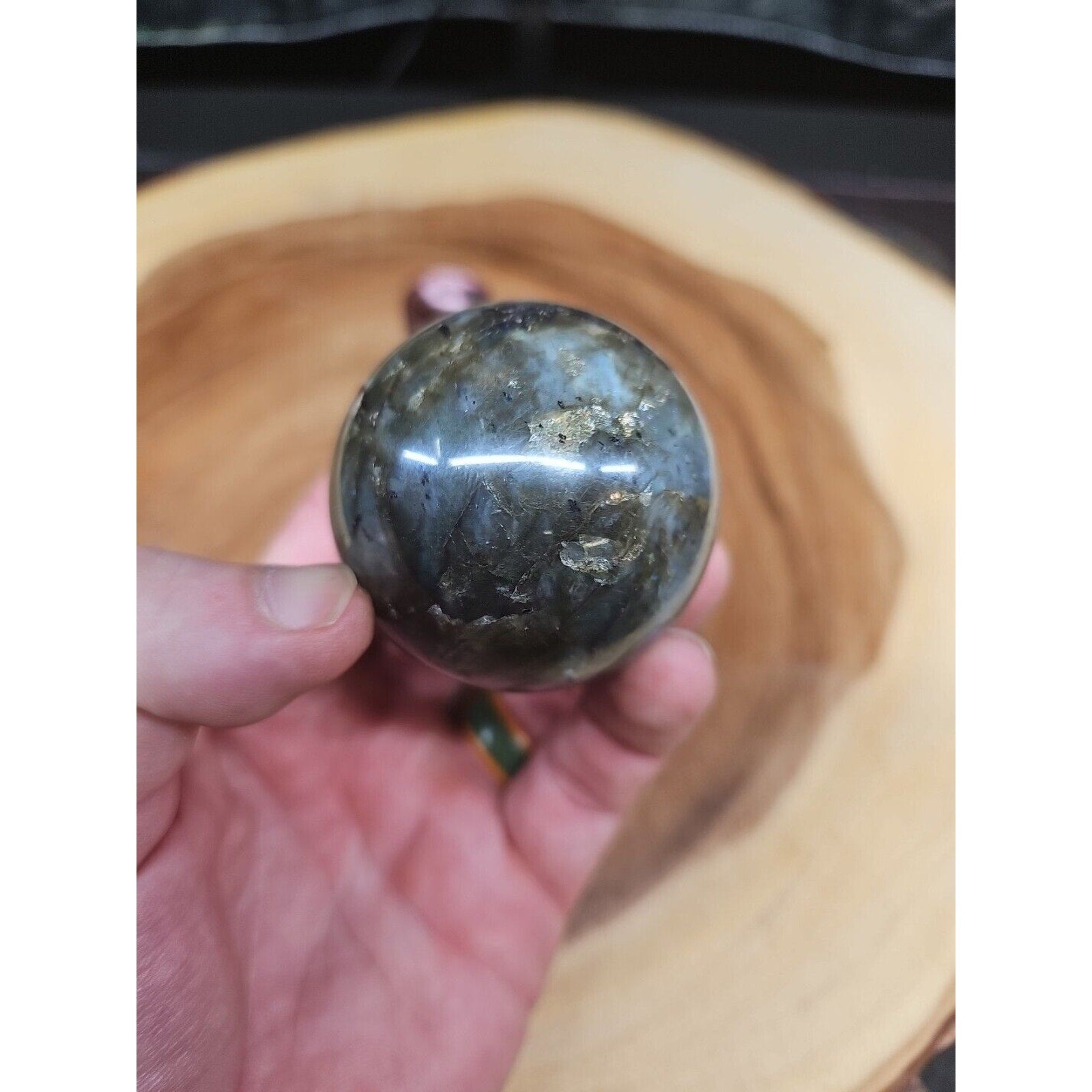 Labradorite Sphere 50mm W/Stand