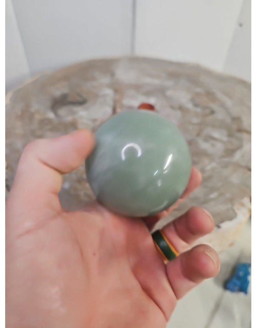 Load image into Gallery viewer, 426g Natural Quartz Crystal Jasper Sphere Ball Polished Healing W/Stand 67mm
