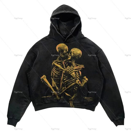 Load image into Gallery viewer, Punk Wind Ninja Printed Hoodies
