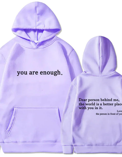 Load image into Gallery viewer, Women&#39;s Brushed Hoody Plain Letters
